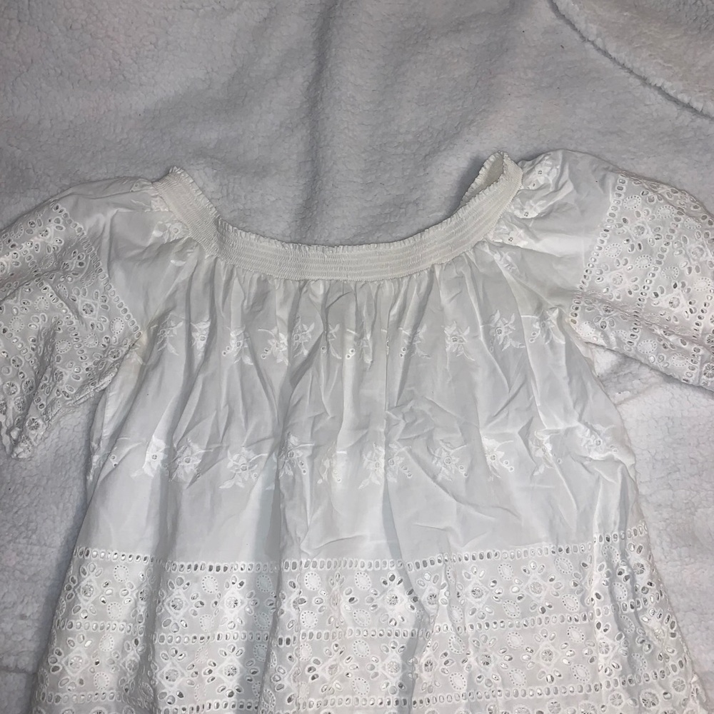 Off the shoulder crop top